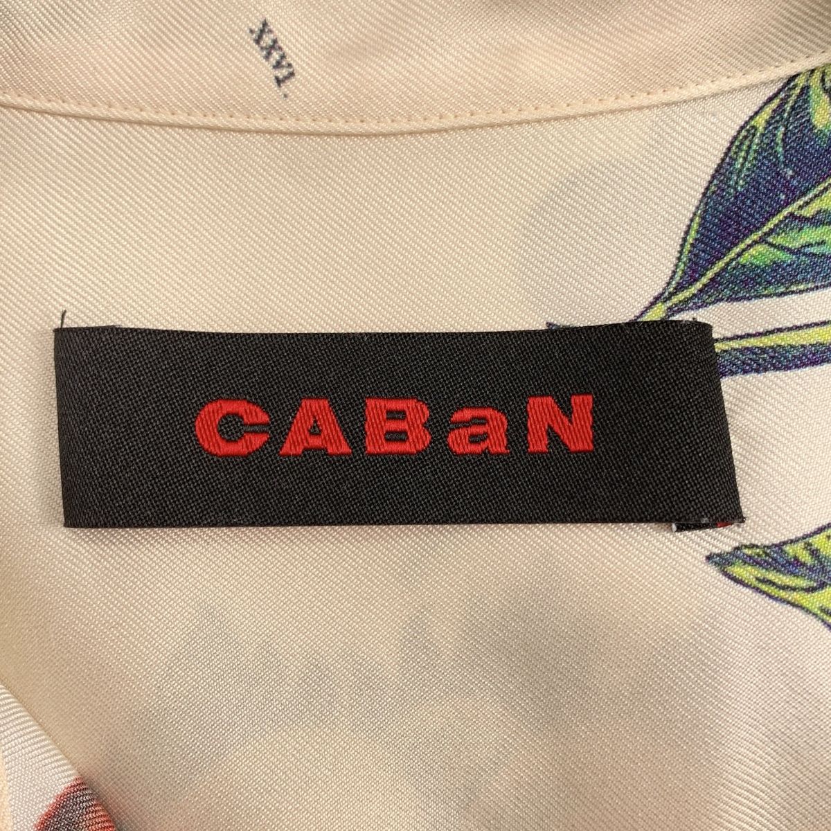 CABaN / キャバン | シルクツイル HARVEST レギュラーカラーシャツ | S 