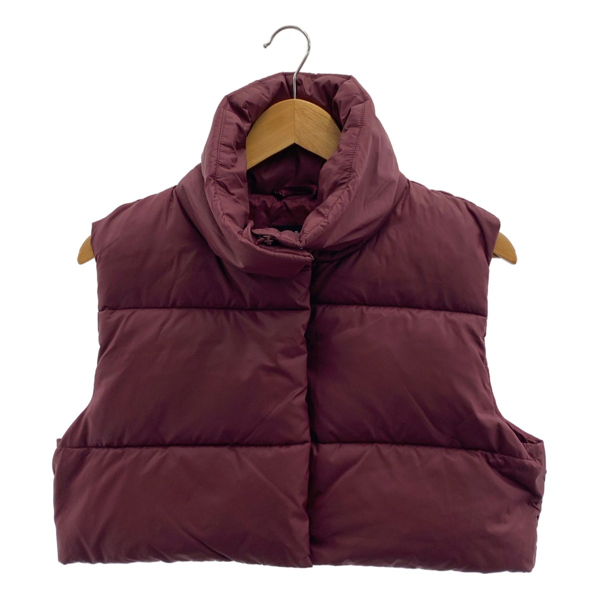 alo アロー Cropped G Rush Puffer Vest クロップド パファーベスト XS バーガンディー レディース