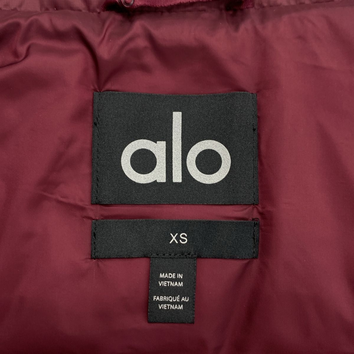 美品】 alo / アロー | Cropped Gold Rush Puffer Vest クロップド