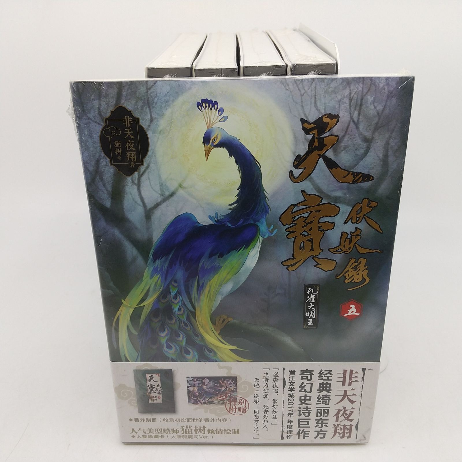 天宝伏妖録 全5巻セット 天宝伏妖录 非天夜翔 付き 繁体字 中華BL小説 小説 2512 Sth 26