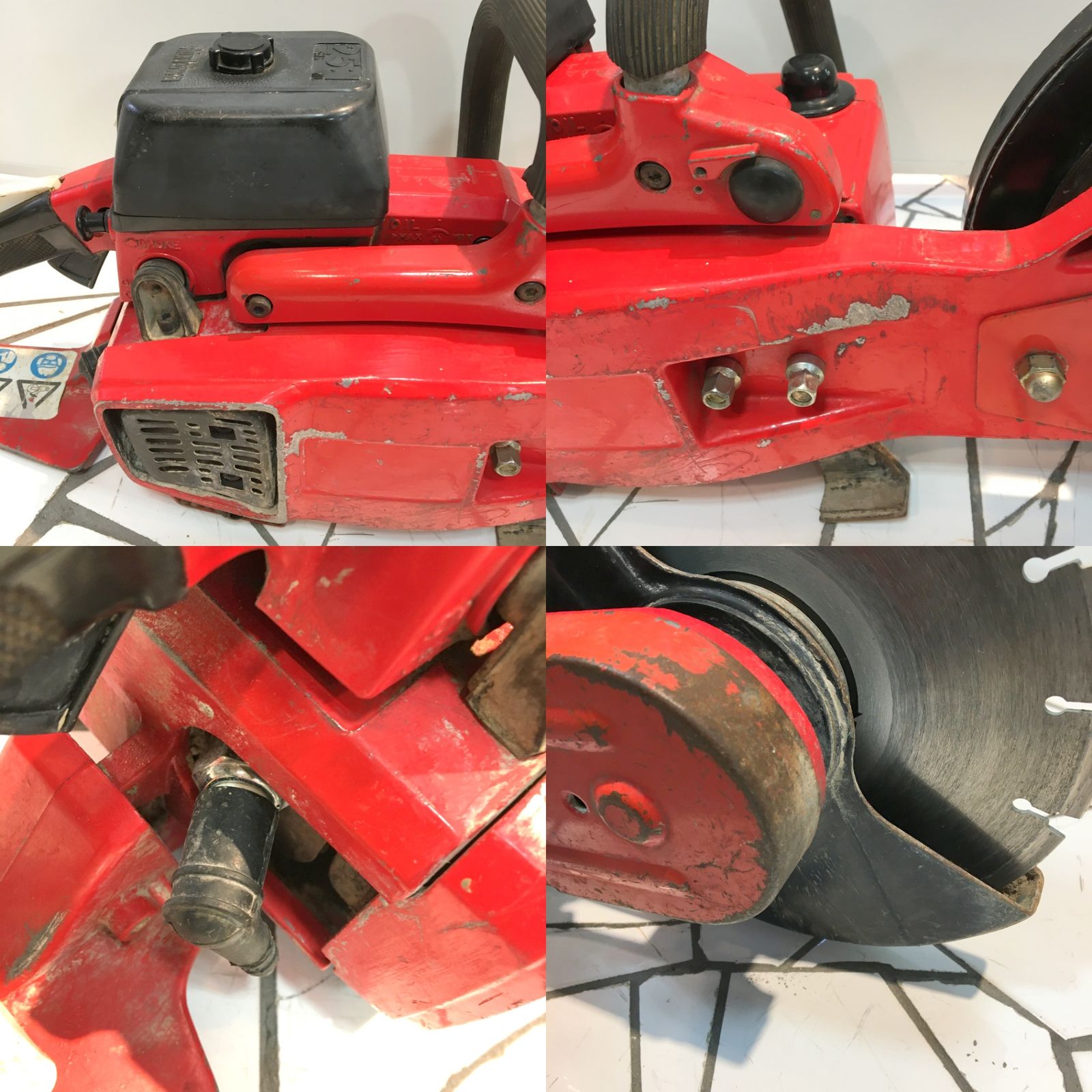 ShinDaiwa 新ダイワ コンクリートカッター EC80 エンジンカッタ 