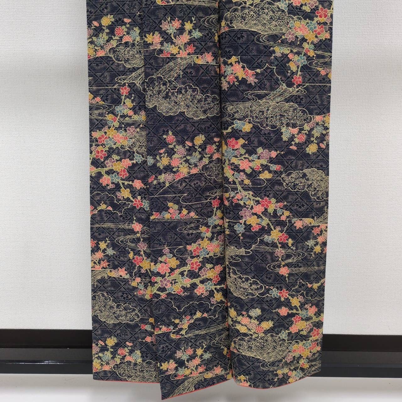 小紋 鈴乃屋お誂え 素敵な染め 正絹 着物 MK-2334 - メルカリ