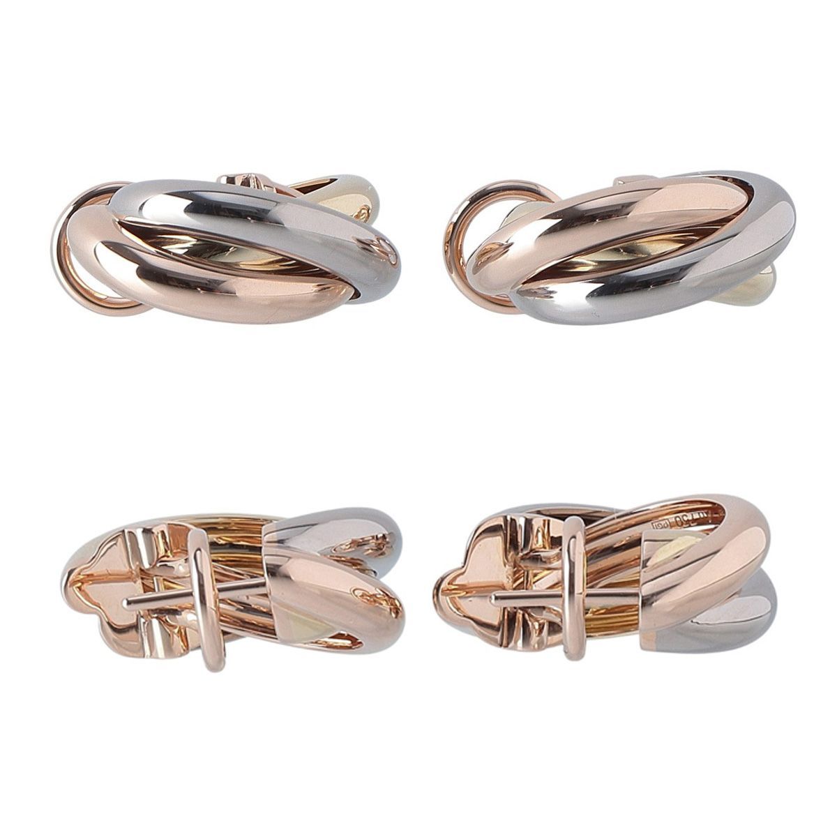 カルティエ トリニティ ピアス フープ 現行モデル Au750PG/WG/YG