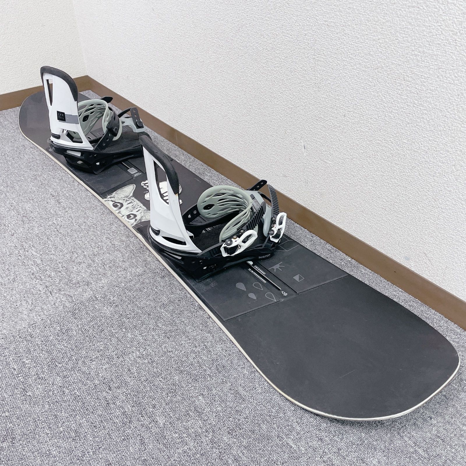 BURTON × BURTON REWIED 146cm CARTEL S スノーボード セット - メルカリ