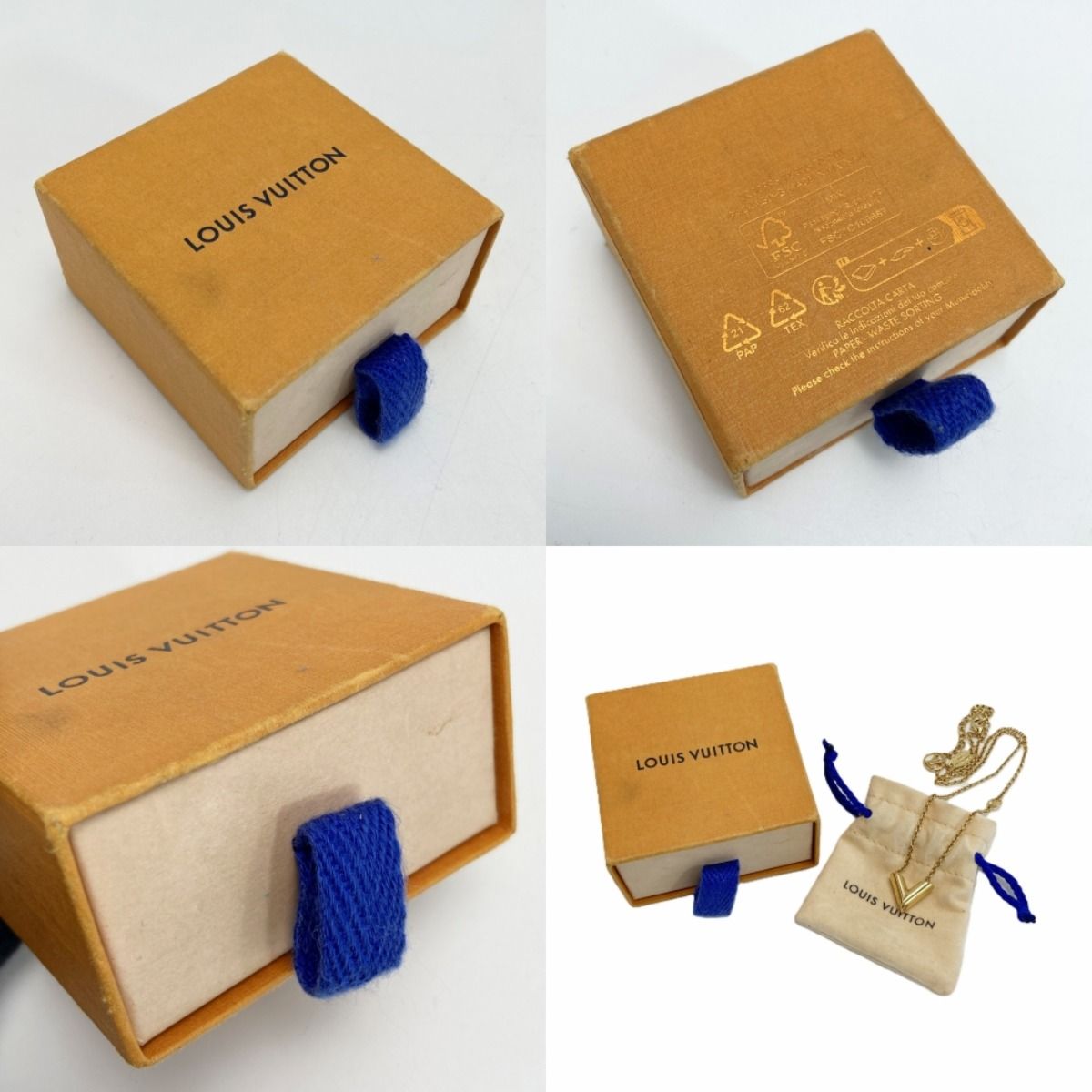 ［即日配送］ルイヴィトン ネックレス　箱、包袋あり 即日配送］ルイヴィトン ネックレス 箱、包袋あり