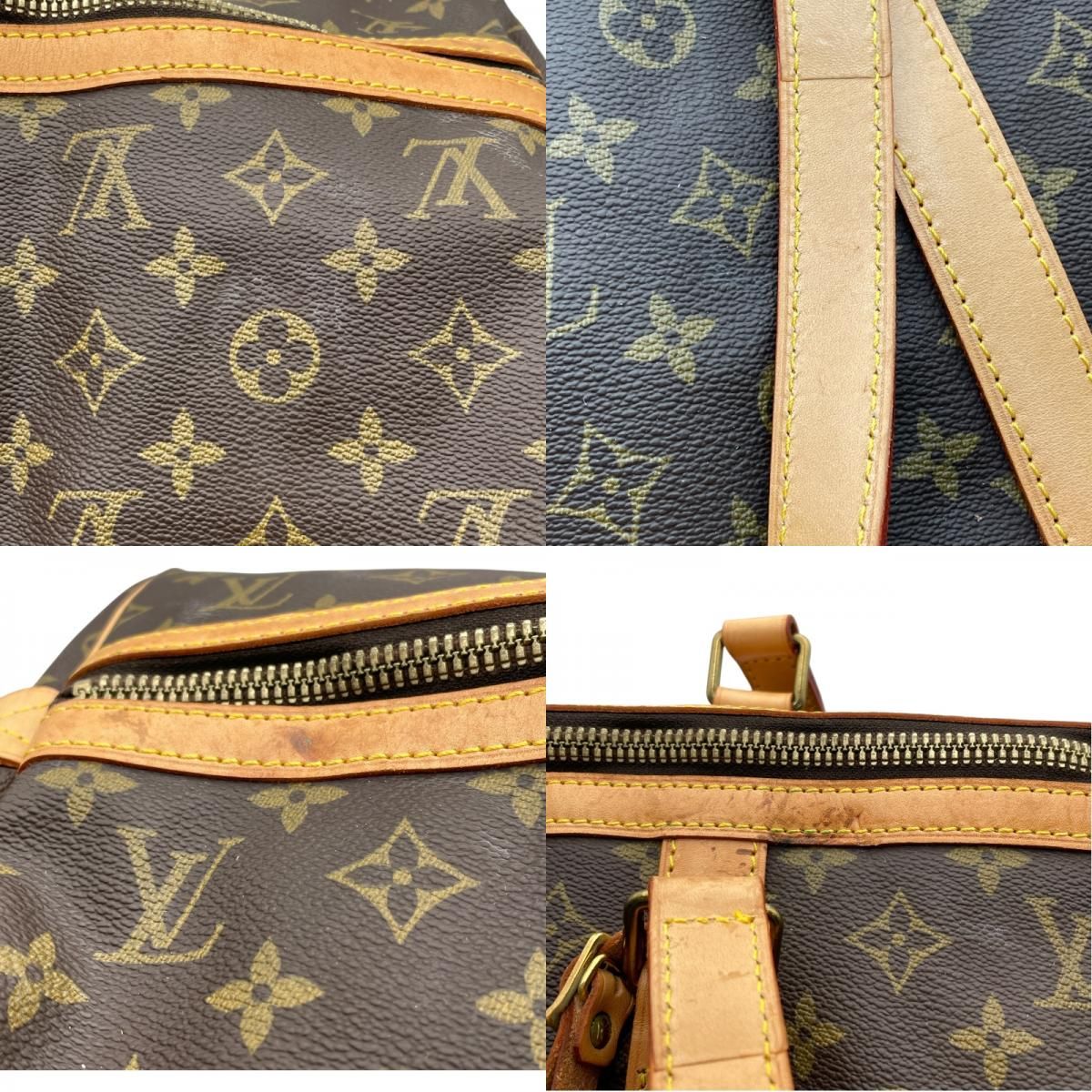 ルイ・ヴィトン LOUIS VUITTON サックスープル55 M41622 ブラウン