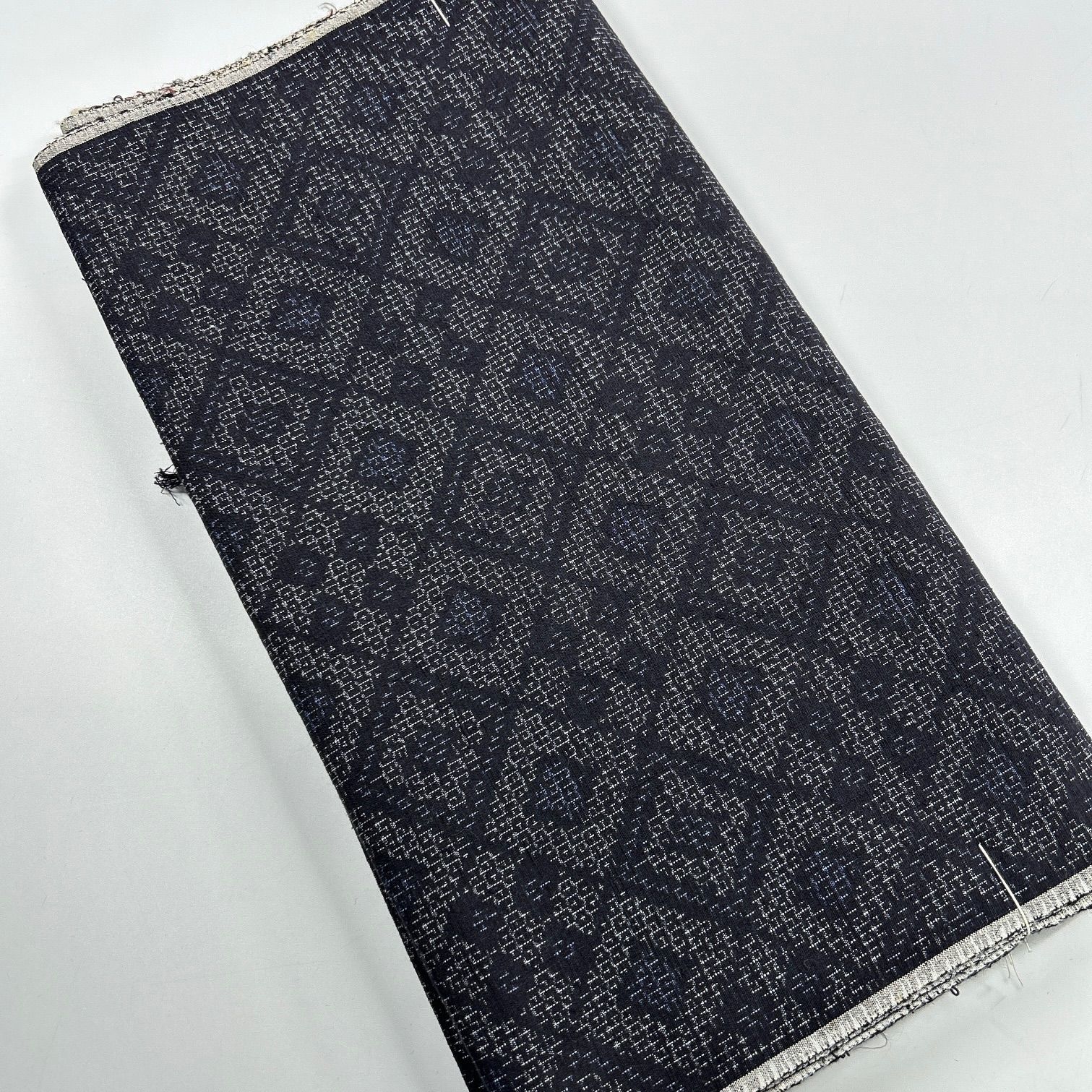 結城紬 手結び 反物 1枚 正絹 着物おまとめ売り 同梱購入歓迎 リメイク