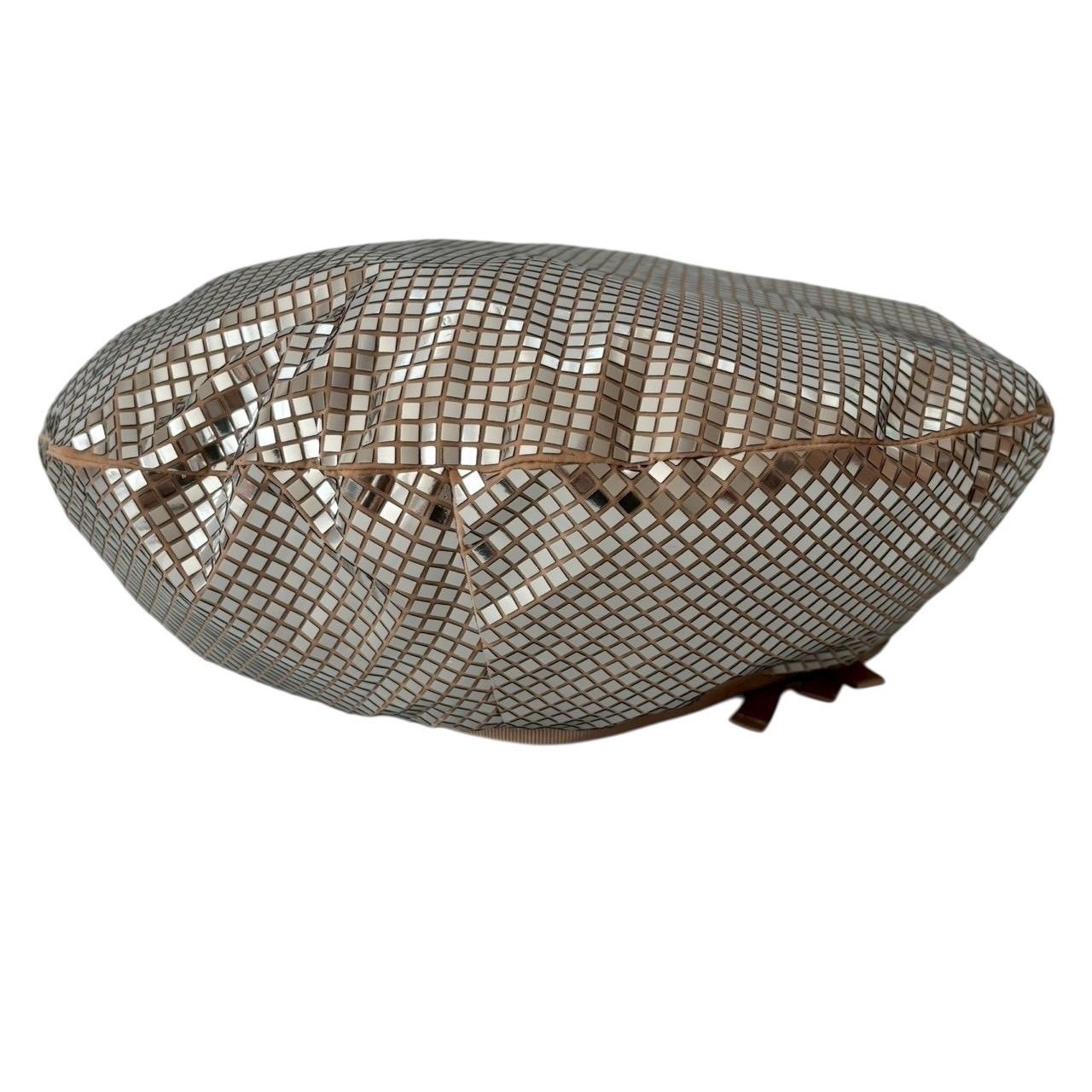 バーバリー 8034161 帽子 ベレー帽 ミリタリーベレー リボン ナイロン ポリウレタン シルバー サイズ 56