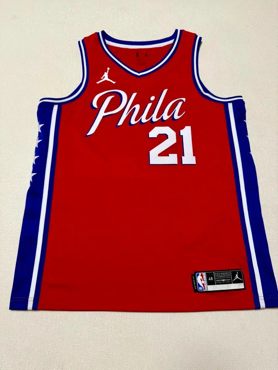 ナイキ フィラデルフィア 76ers エンビード スウィングマン ジャージ (L/105)