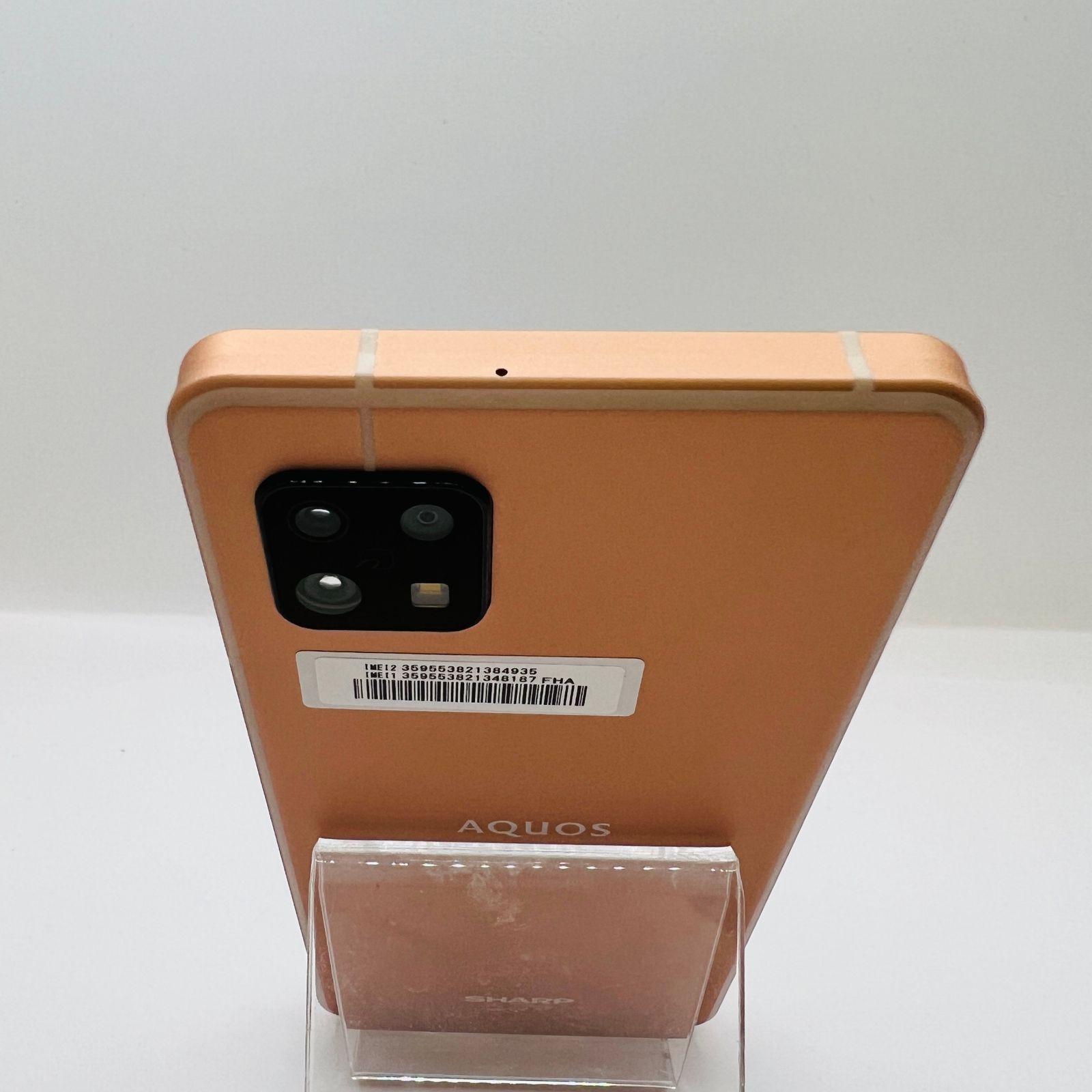 AQUOS sense6 128GB SH-M19 ライトカッパー 動作確認済み - メルカリ