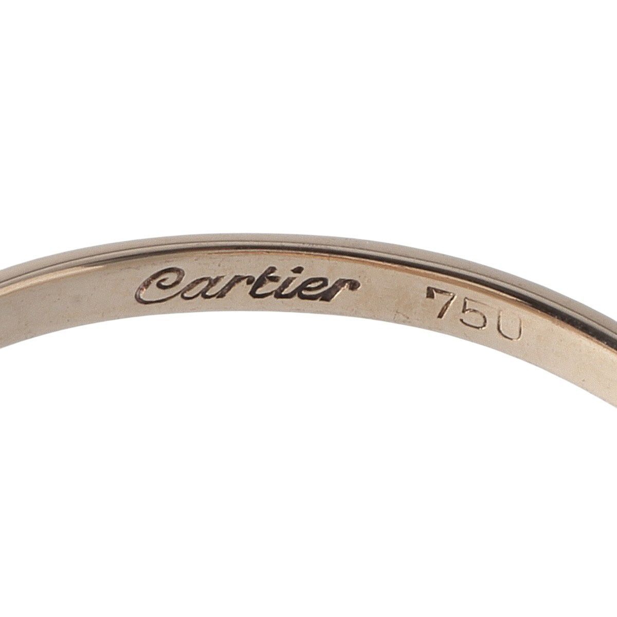 カルティエ トリニティ リング 7連 約10号 750PG/WG/YG スリーカラー