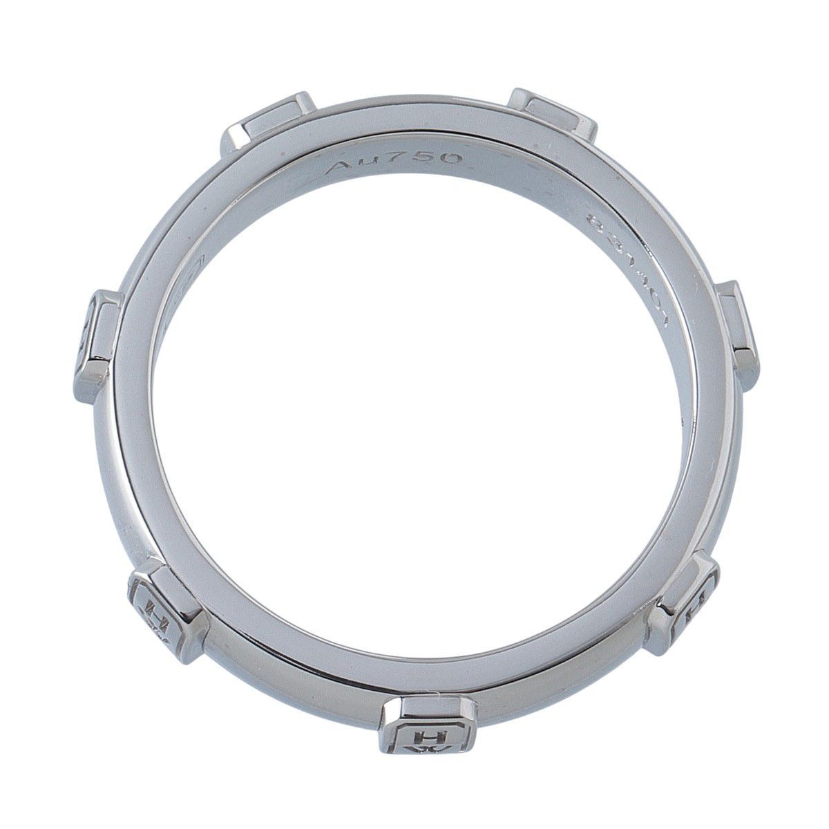 【ハリー・ウィンストン 】ダイヤ　エイチダブルロゴバンドWG10号サイズ保証書付 HARRY WINSTON】HWロゴ・バンドリン 10号※定価50万円〜 - メルカリ