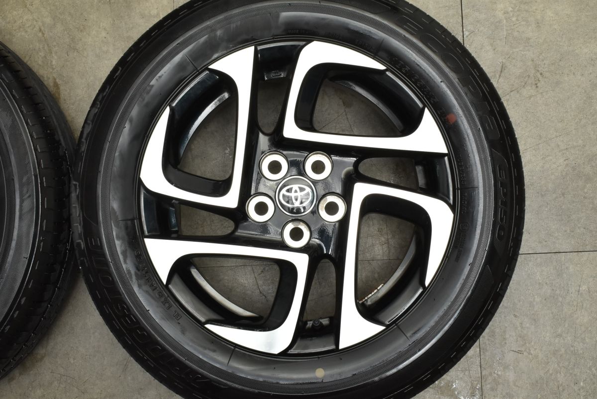  トヨタ 10 シエンタ 15 in 5 J 40 PCD 100 ブリヂストン エコピア EP 150 185 65 R ノーマル戻し 交換用 15インチ タイヤ ホイールセット