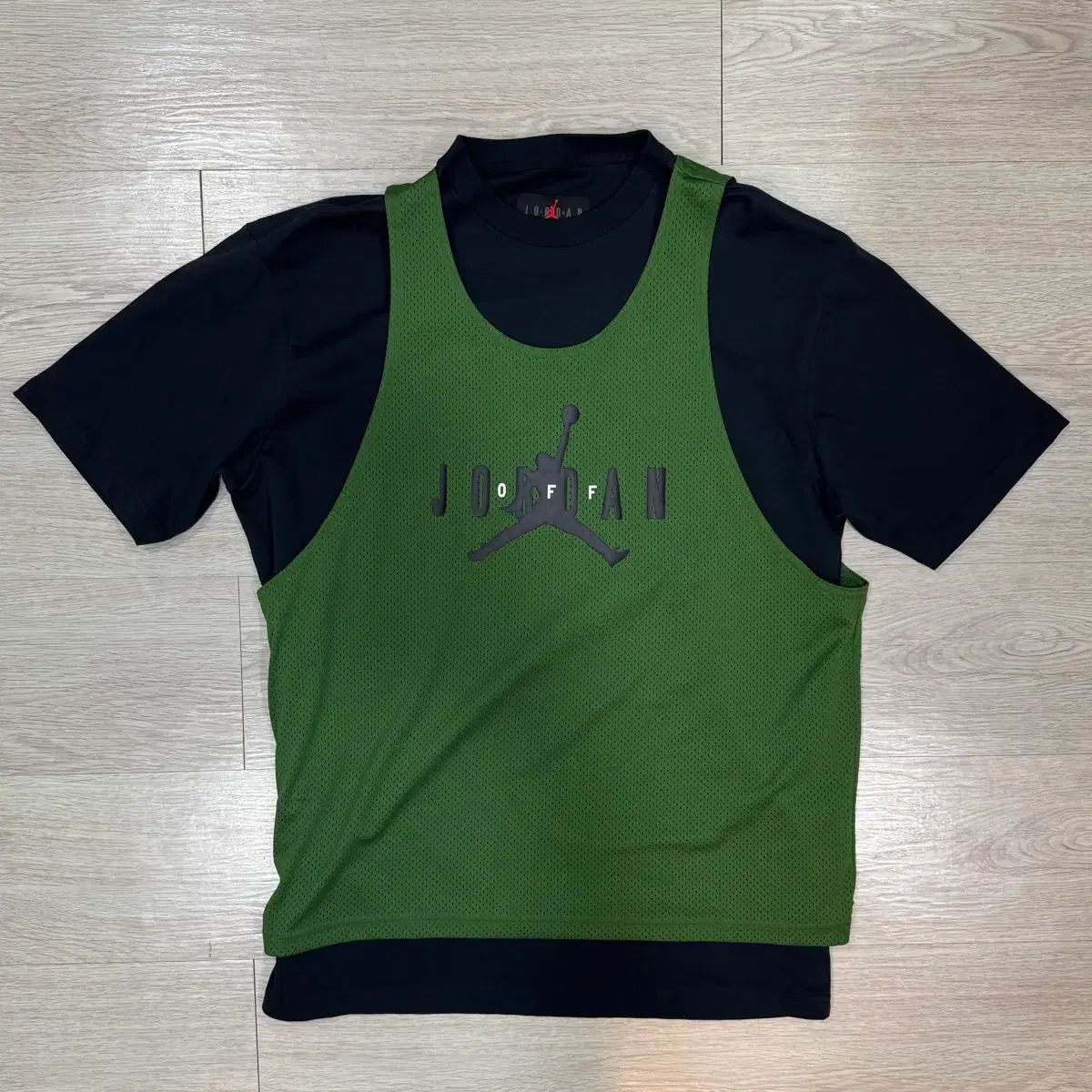 ジョーダン X オフホワイト バスケットボール 半袖 ジャージ M