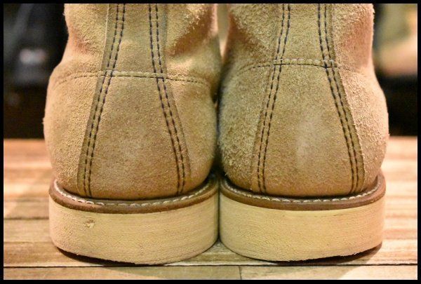  9 E 犬タグ 香港返還モデル レッドウィング 8173 スエード アイリッシュセッター タン ラフアウト ブーツ redwing FL 036 ワークブーツ ブーツ 革靴