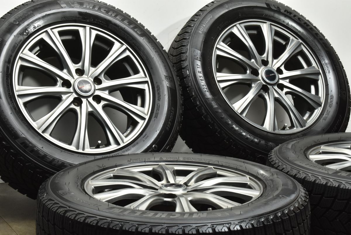 バリ溝 LUTZ 17 in 7 J 48 PCD 114 3 ミシュラン X ICE SNOW SUV 225 65 R ハリアー RAV 4 エクストレイル CX 5 8