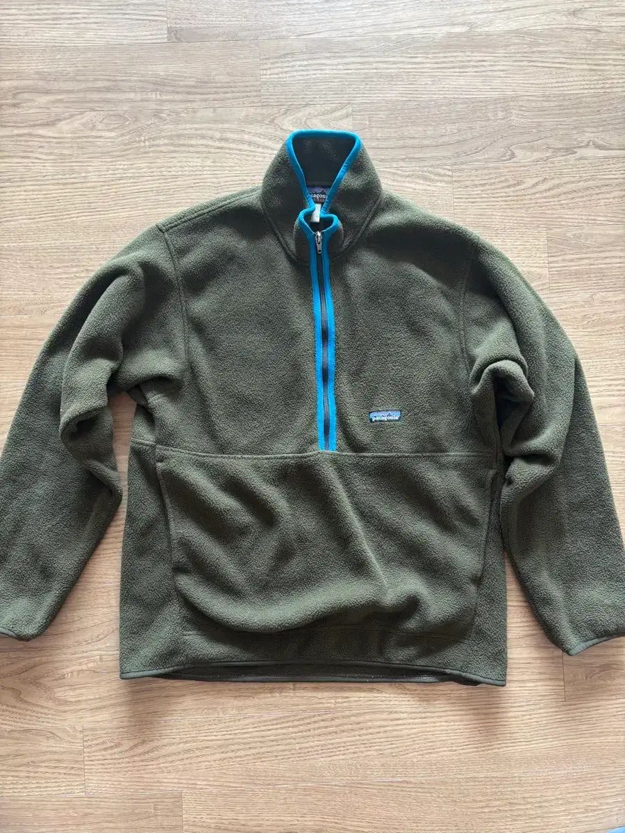 パタゴニア シンチラ ハーフジップアップ オリーブ M