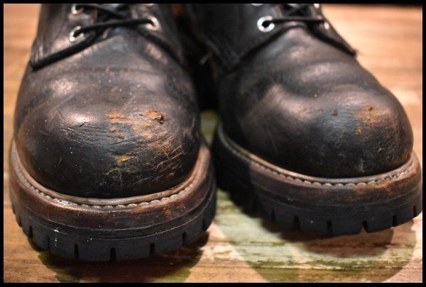  7 EE 旧羽タグ ANSI 75 80年 刻印 レッドウィング 2218 ロガー 黒 ブラック ロング ビンテージ ブーツ redwing 699 FL 037 ワークブーツ ブーツ 革靴