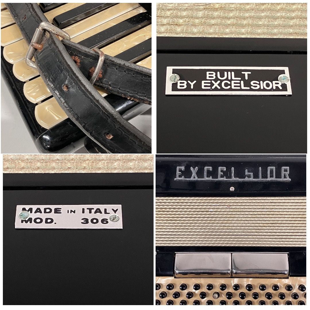 Excelsior 306 エクセルシャー アコーディオン 鍵盤 楽器 ジャンク