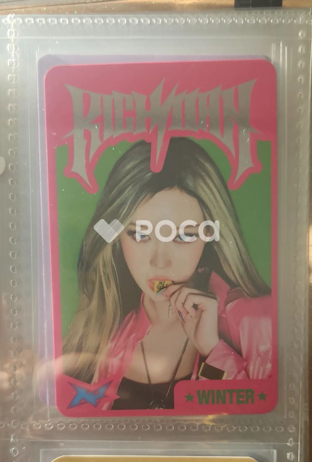 aespa ウィンター aespa WEEK #RichMan ポップアップ ランダム