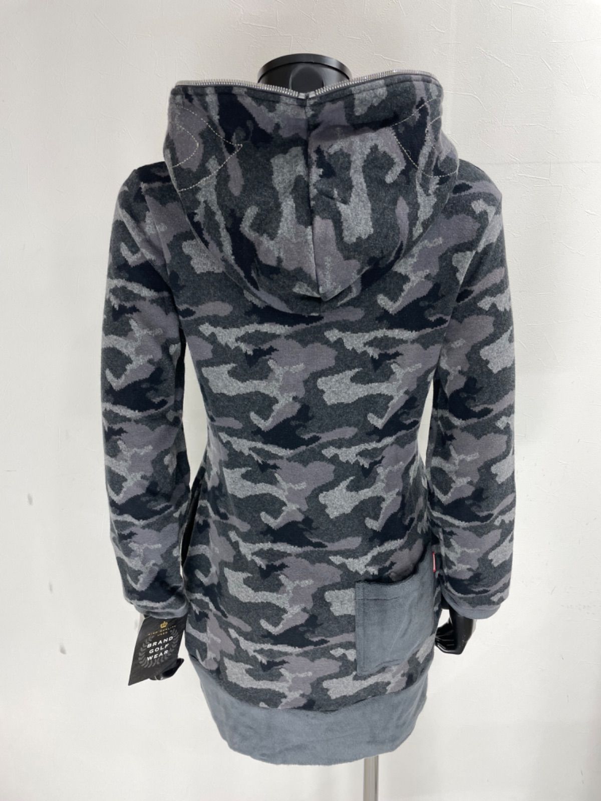 USED】RUSSELUNO ラッセルノ 綿 ハーフジップ 長袖 パーカー 裏起毛