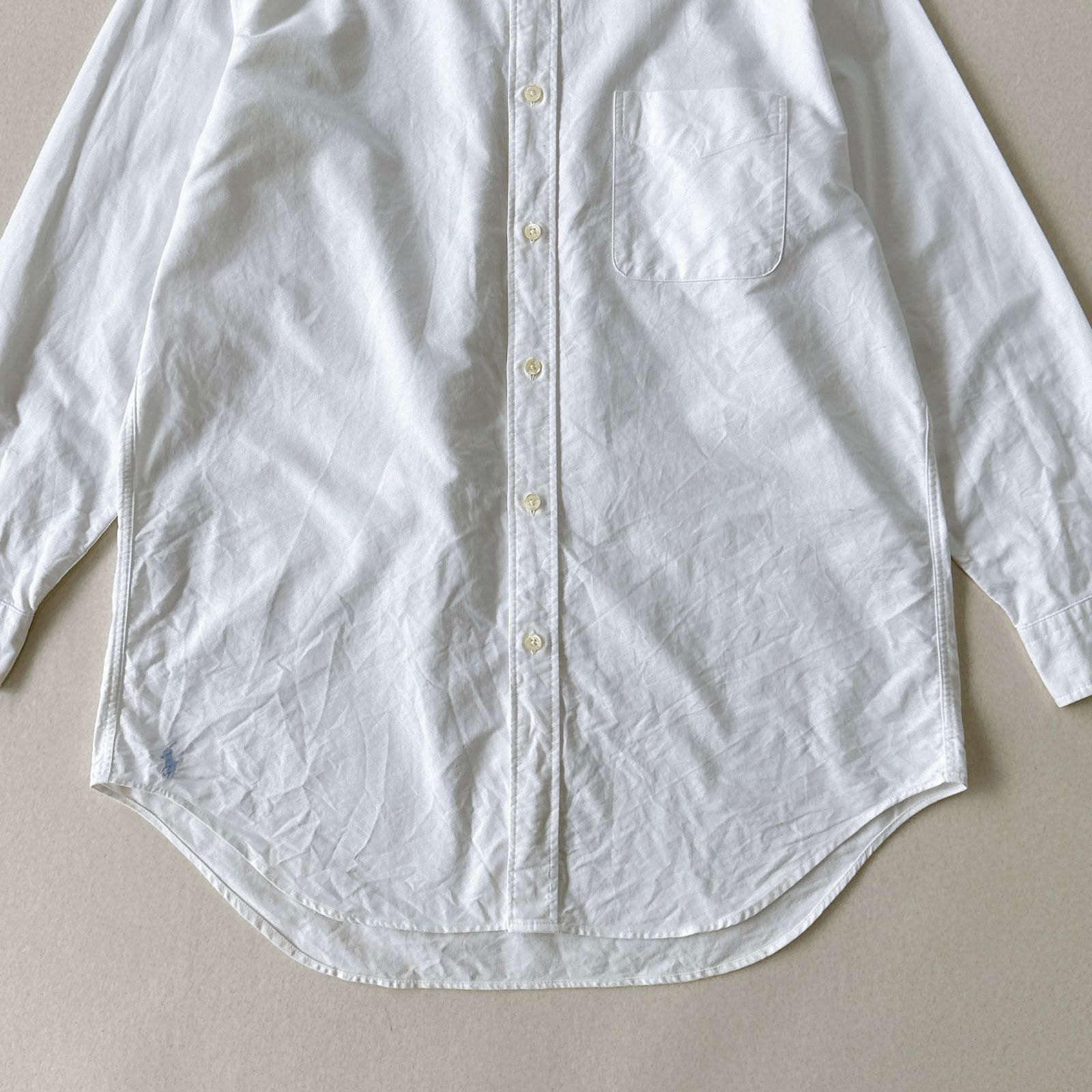 復刻 ポロ ラルフローレン BIG SHIRT オックスフォードシャツ 白 POLO