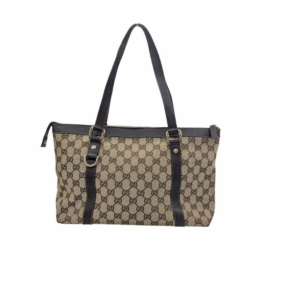 GUCCI Gucci グッチ トートバッグ ハンドバッグ GG総柄キャンバス