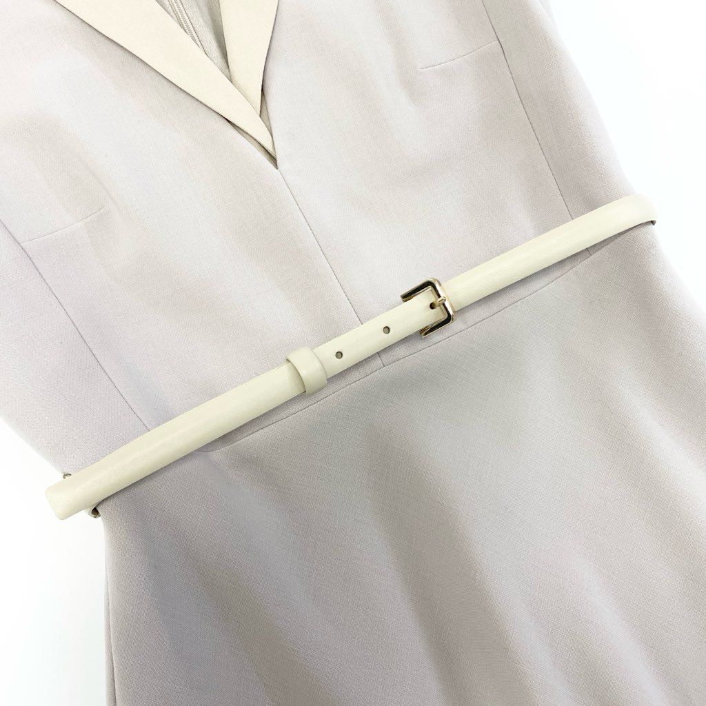  69 L 17 MaxMara マックスマーラ Silvia Dress ドレスワンピース ロングワンピース ウエストベルト 定価146000 ベージュ レディースk 02 i ノースリーブ カットソーワンピース