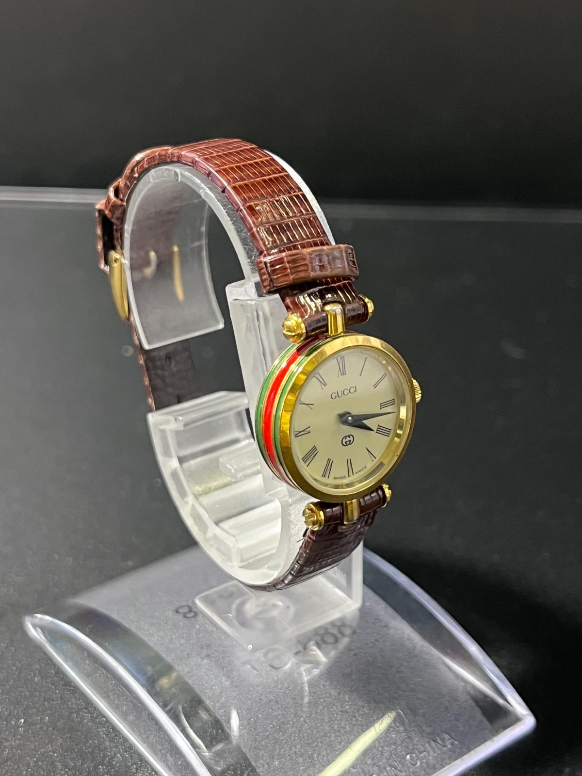 グッチ 時計 シェリー 本体のみ 不動 QZ