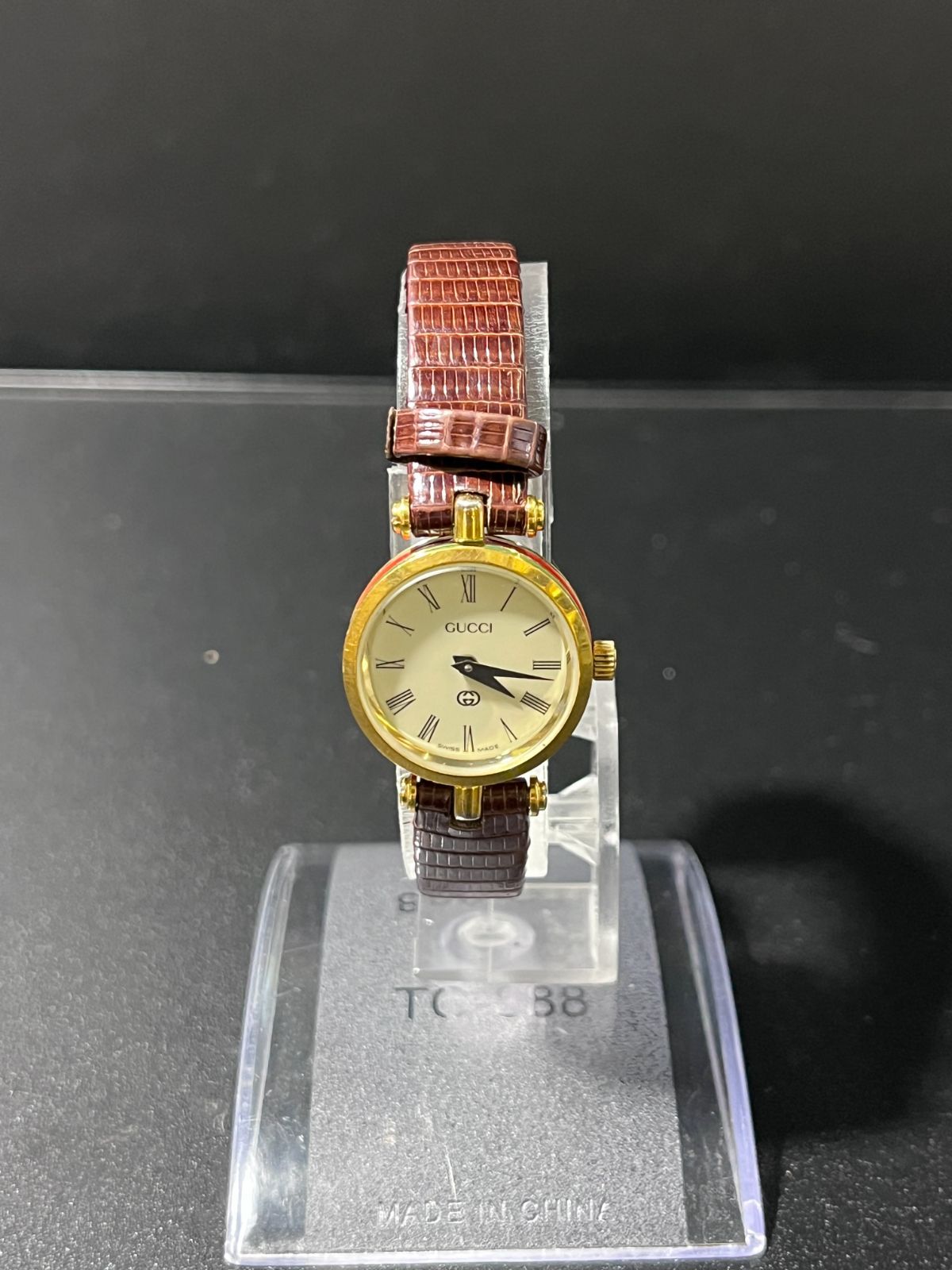 グッチ 時計 シェリー 本体のみ 不動 QZ