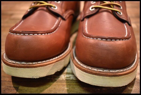  7 5 D 12年 レッドウィング 9106 アイリッシュセッター 赤茶 レッド ブラウン モックトゥ 8875 ブーツ redwing FL 041 ワークブーツ ブーツ 革靴