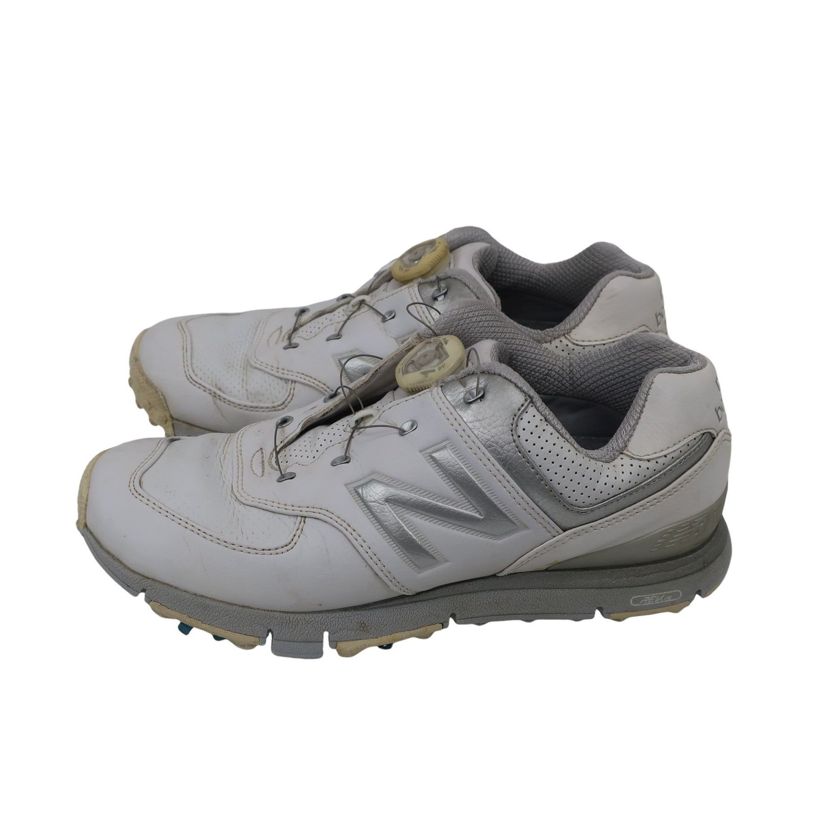 New Balance golf(ニューバランスゴルフ) ダイヤル式ゴルフシューズ 白