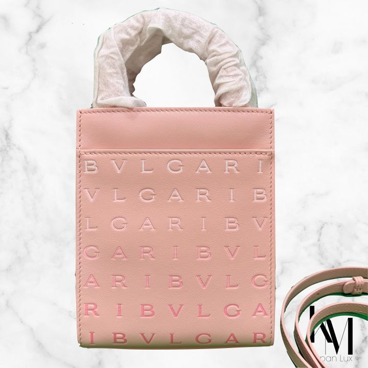 極美品BVLGARI ブルガリロゴマニアハンドバッグミニトートギャランティ有り 極美品BVLGARI ブルガリロゴマニアハンドバッグミニトートギャランティ