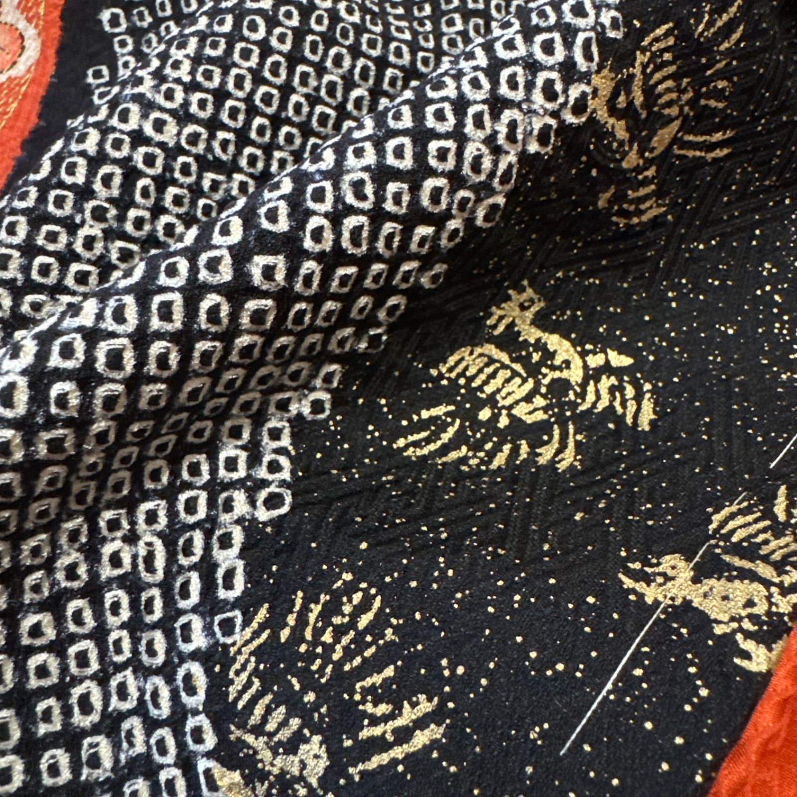 振袖フルセット(8点)・絞り・鹿の子 ・金彩・古典・熨斗 豪華振袖フルセット(7点)・鹿の子絞り・手絞り・共八掛・枝垂れ桜