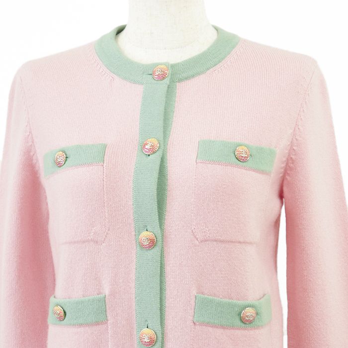 シャネル　カシミヤカーディガン　ニット CHANEL（シャネル） 【極美品】CHANEL ニットカーディガン P76463