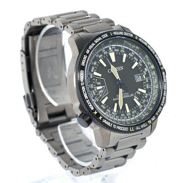 CITIZEN シチズン プロマスター CB 0206-86 X H 145-R 013394 SKYシリーズ グリーン文字盤 エコドライブ メンズ