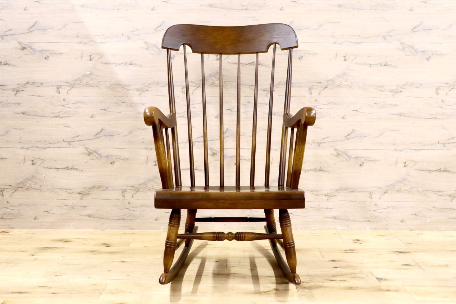 GMIS376○飛騨産業 / HIDA キツツキ 穂高 ロッキングチェア 揺り椅子