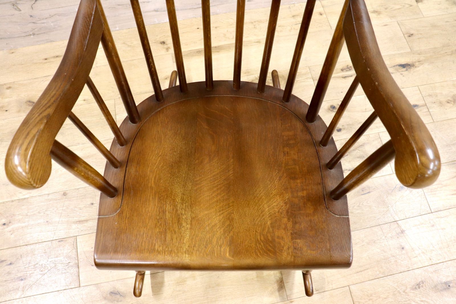 GMIS376○飛騨産業 / HIDA キツツキ 穂高 ロッキングチェア 揺り椅子