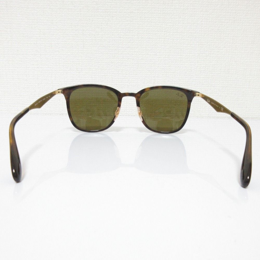 美品 Ray-Ban レイバン HIGHSTREET ブロウ ウェリントン サングラス 
