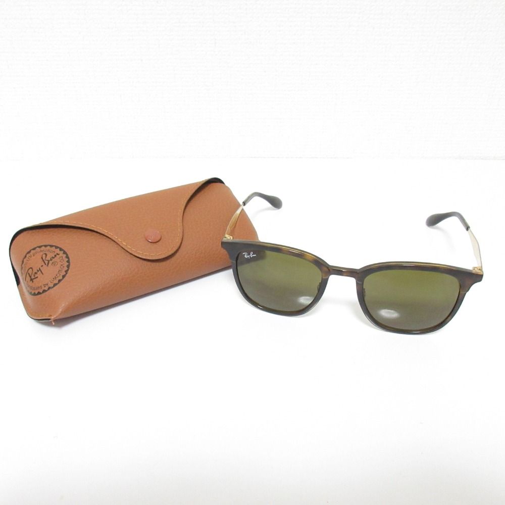 美品 Ray-Ban レイバン HIGHSTREET ブロウ ウェリントン サングラス 