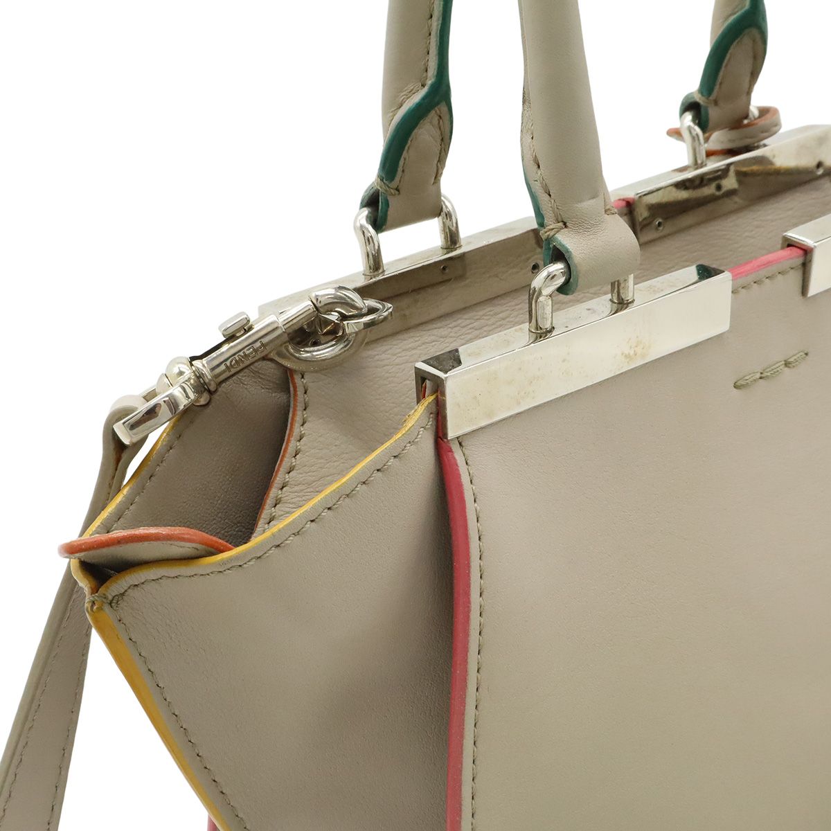 FENDI フェンディ プチトロワジュール ハンドバッグ ミニバッグ 2WAY