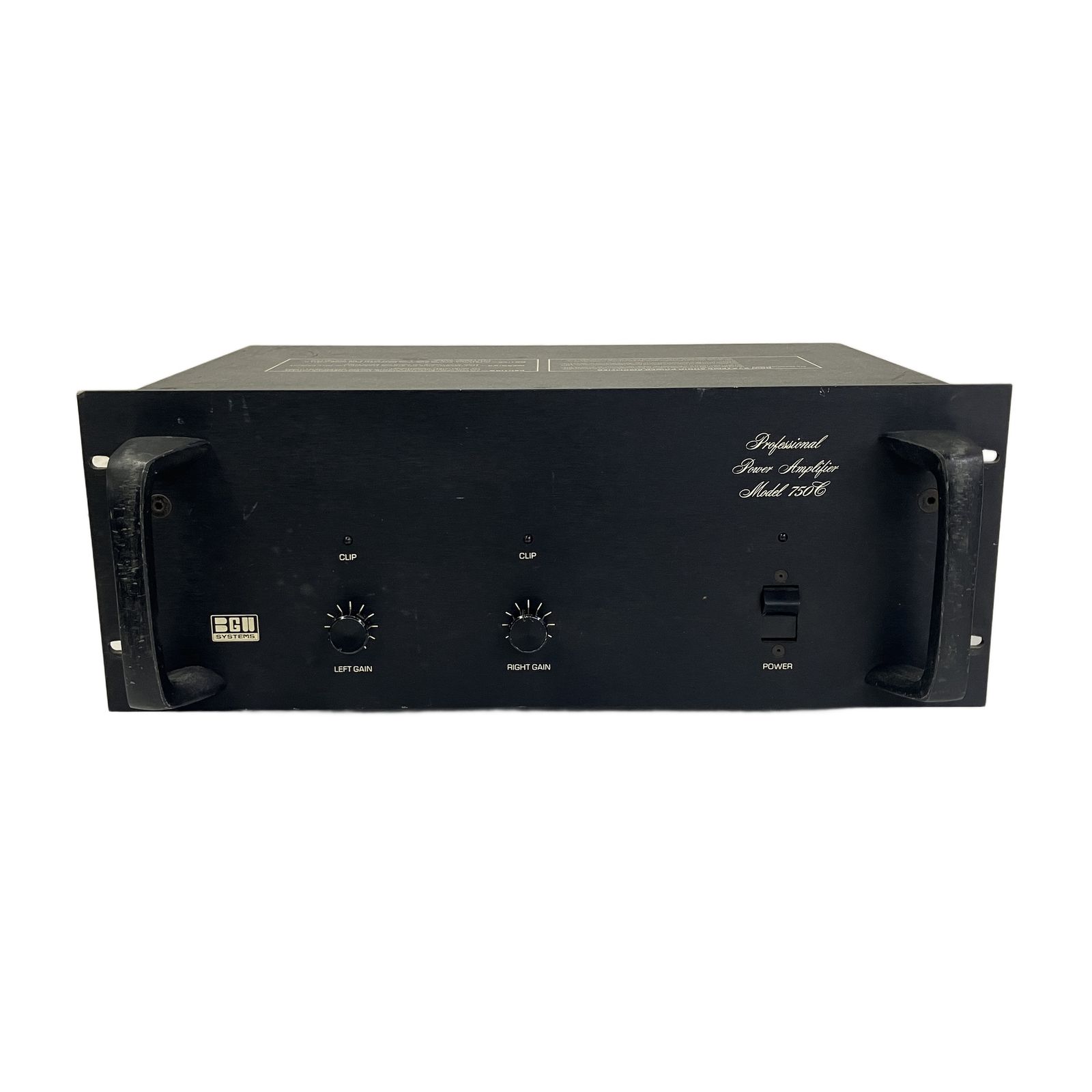 BGW Systems 750 B ステレオ パワーアンプ 業務用 音響機器 レコーディング