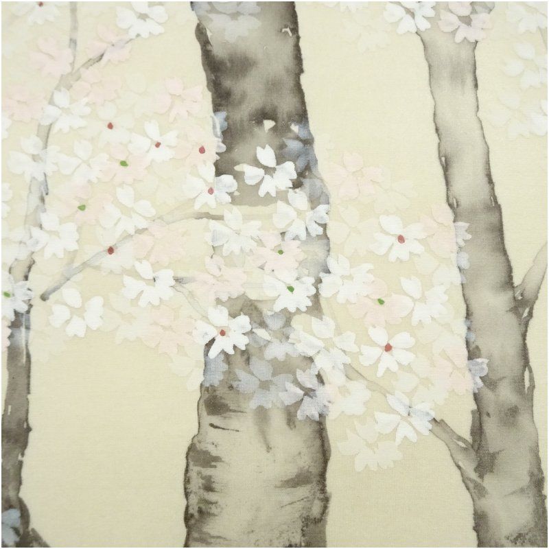 【版画】掛軸 宇田荻邨『祗園夜桜』軸装リトグラフ 限定品 絹本 共箱付 掛け軸 真作】◇杉浦契雪◇夜桜◇日本画◇共箱◇肉筆