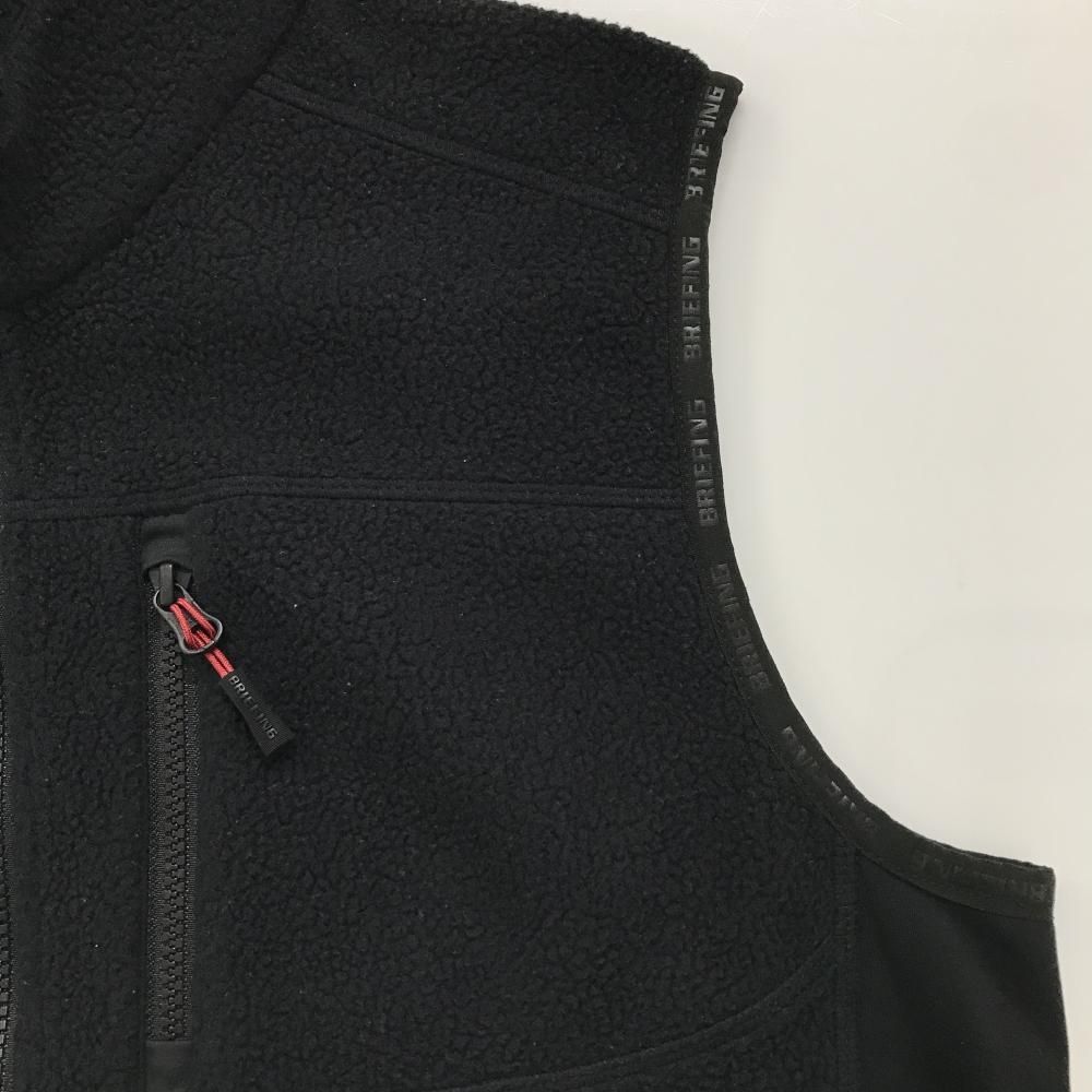 【美品】BRIEFING ブリーフィング ボアベスト ブラック Sサイズ ブリーフィング ボアベスト 黒 メンズ L ゴルフウェア BRIEFING - メルカリ