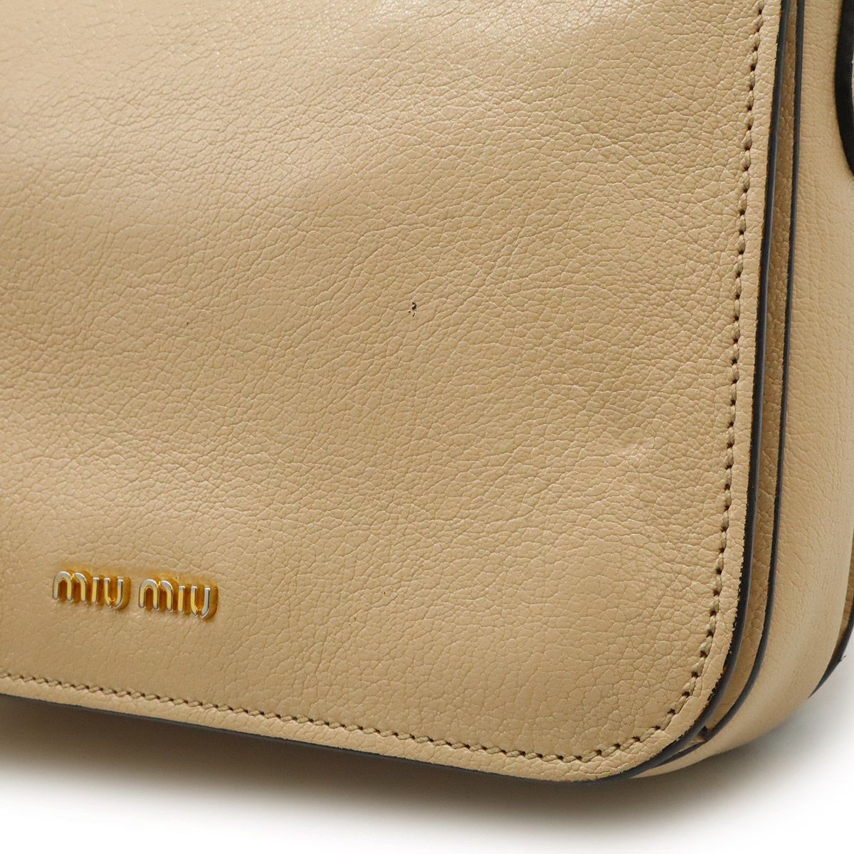 Miu Miu ミュウ ミュウ ミュウミュウ マドラス ハンドバッグ 2WAY