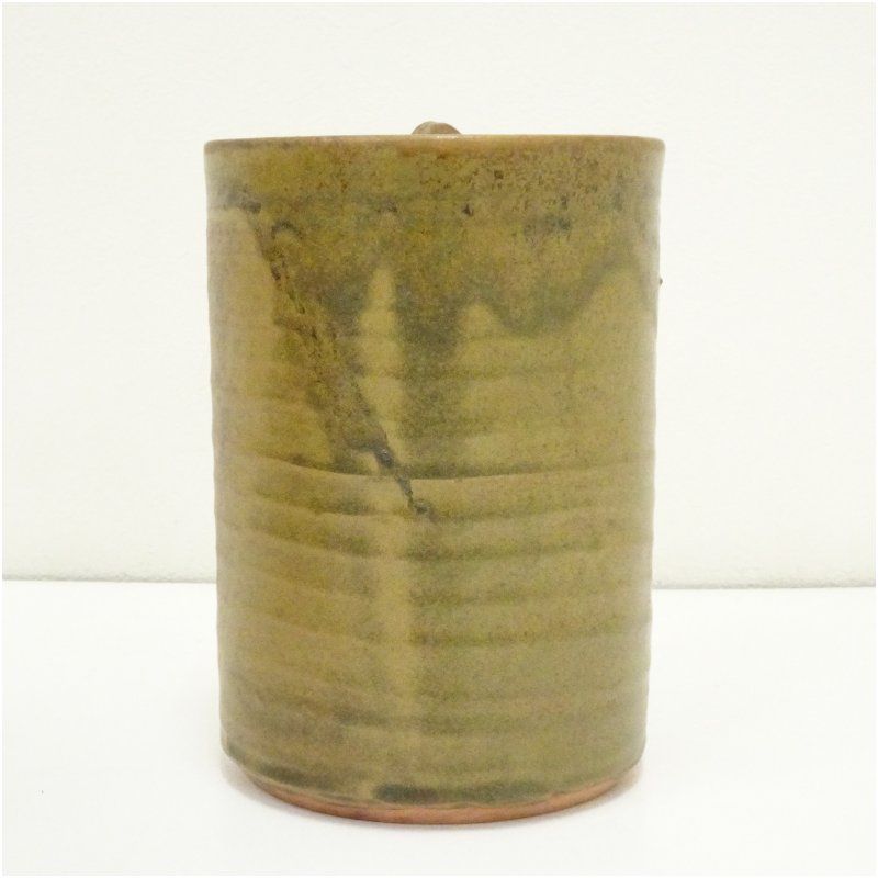 黄瀬戸水指（保護箱） 水指し 茶道 茶道具 おしゃれ 水差し 抹茶