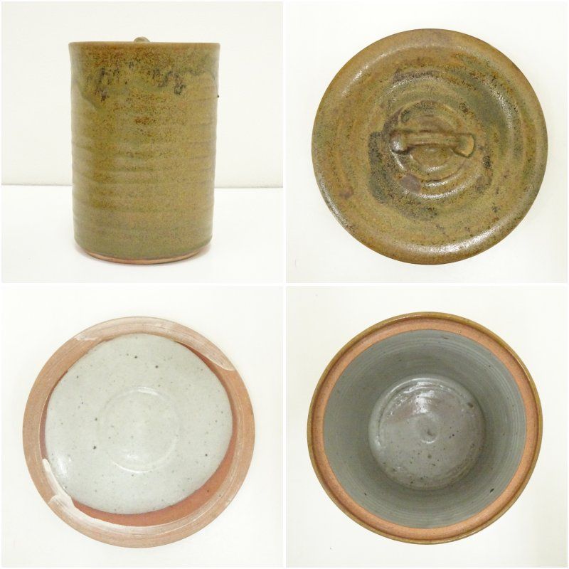 黄瀬戸水指（保護箱） 水指し 茶道 茶道具 おしゃれ 水差し 抹茶