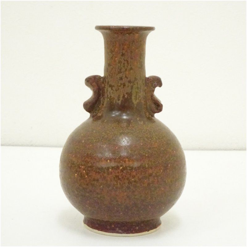 万宝焼 近藤宗位（近藤誠伍）造 花瓶（共箱） 花器 おしゃれ かわいい