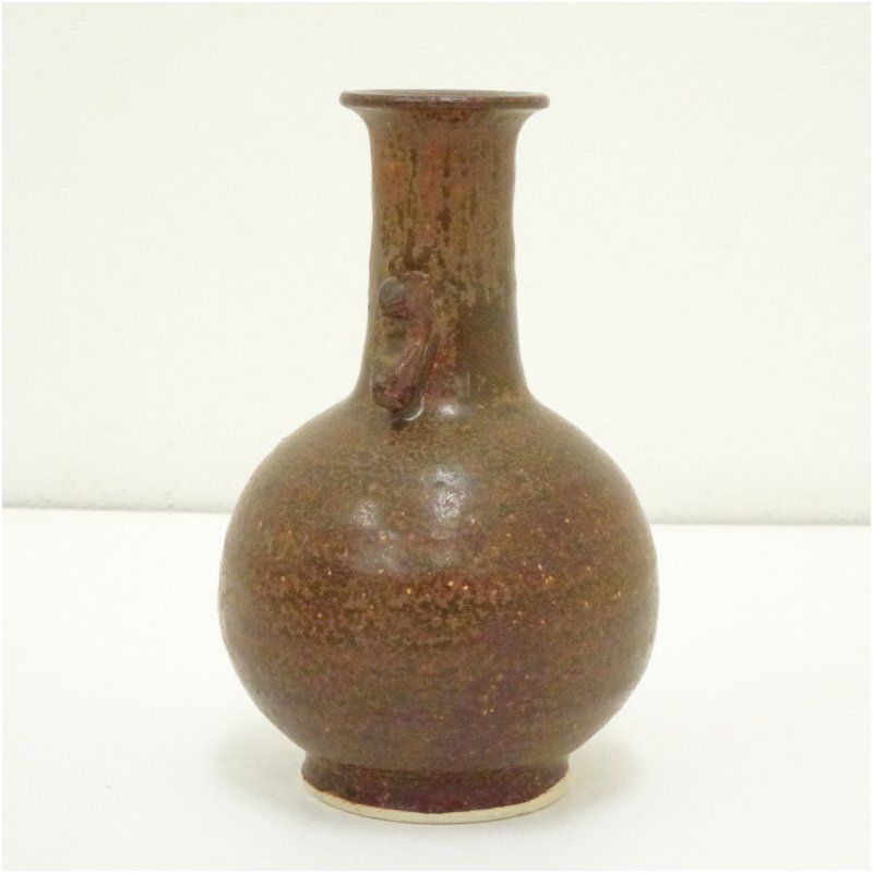 近藤宗位（近藤誠伍）万宝焼　花瓶 万宝焼 近藤宗位（近藤誠伍）造 花瓶（共箱） 花器 おしゃれ かわいい