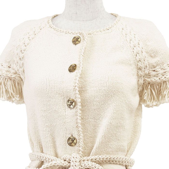 未使用】CAHNEL シャネル ニット カーディガン メティエダール パリ NY